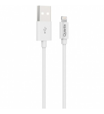 Cable Quanta Essentials QTCUL70 USB a Lightning 5A (1.2 metros) - Blanco