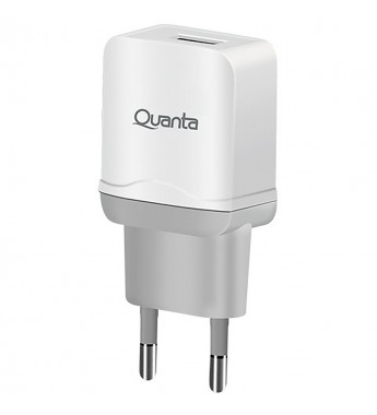 Adaptador USB Quanta QTAT01 2.4A - Blanco