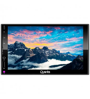 Reproductor Multimedia Quanta QTRMT65 con USB/Tarjeta SD/AUX - Negro