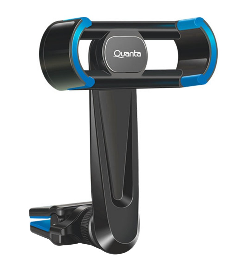 Soporte Universal Quanta QTSUC150 con apertura horizontal de hasta 5.5" - Negro/Azul