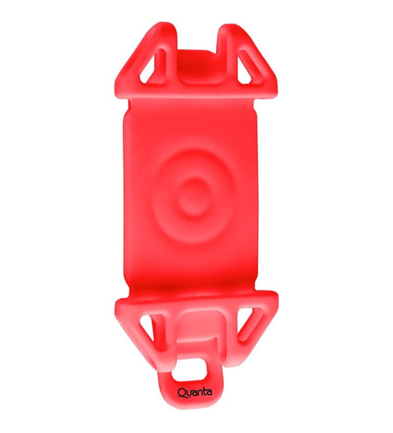 Soporte de Smartphone para Bicicleta Quanta QTSBS180 de 4 a 6 pulgadas - Rojo