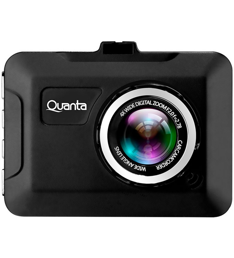 Cámara DVR Quanta QTCDA20 con Pantalla de 2.2"/HD/microSD - Negro