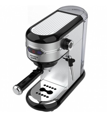 Cafetera Eléctrica Quanta Espresso Stravagante QTCME31 con 1L/1450W/220V - Plata/Negro