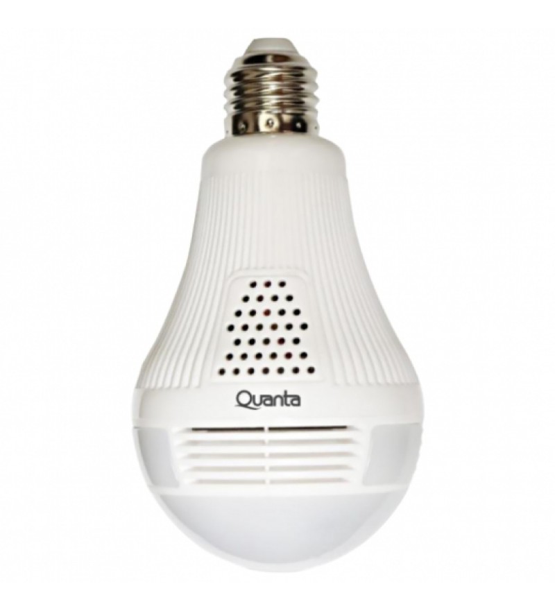 Smart Lámpara LED Quanta QTLCW360N con Cámara 2MP Wi-Fi 360º/Lector de tarjetas microSD - Blanco