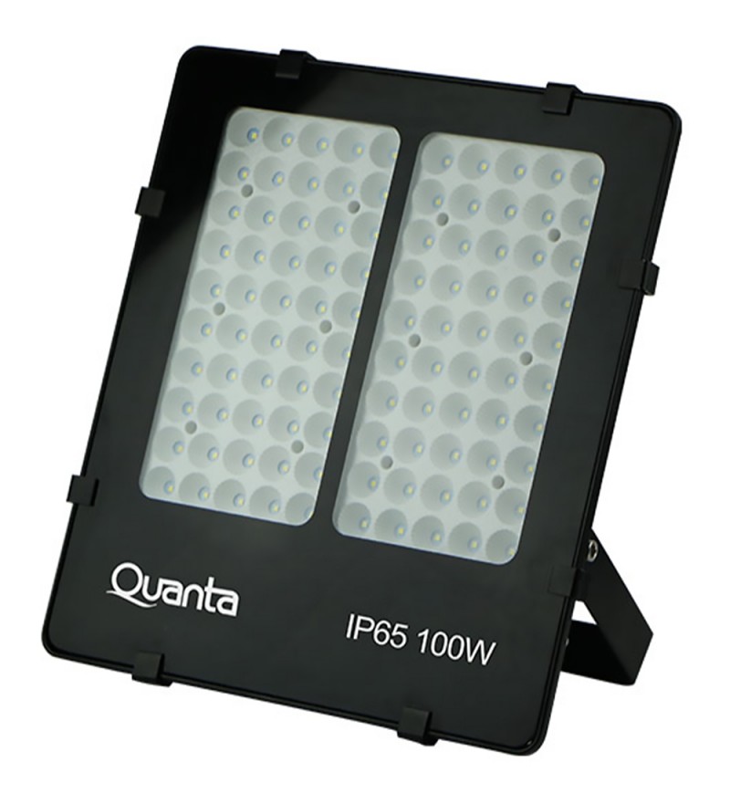Reflector LED Quanta QTRL100 100W/8000 Lm/Bivolt - Negro