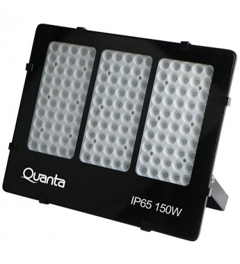 Reflector LED Quanta QTRL150 150W/12000 Lm/Bivolt - Negro