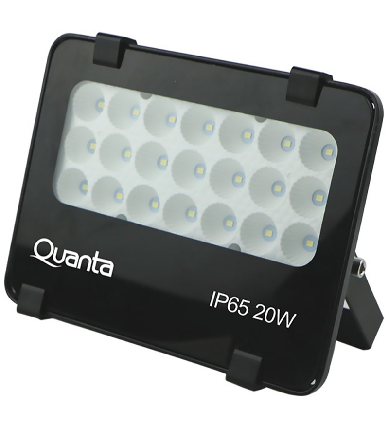 Reflector LED Quanta QTRL20 20W/1600 Lm/Bivolt - Negro