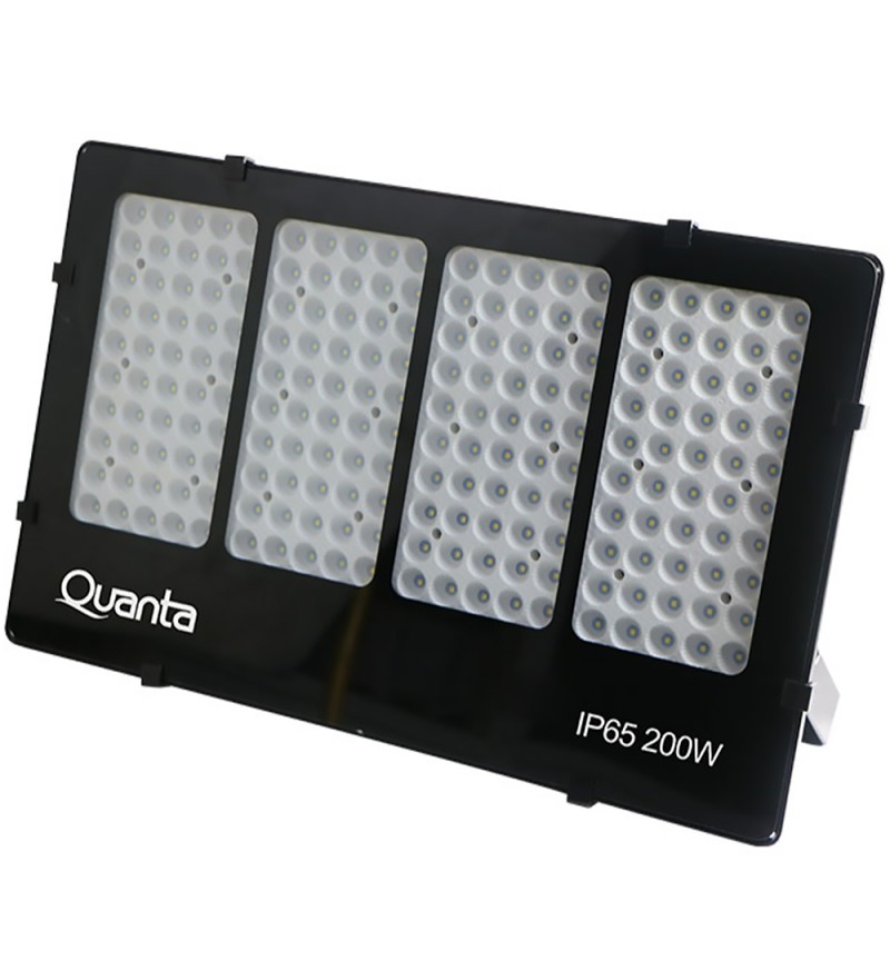 Reflector LED Quanta QTRL200 200W/16000 Lm/Bivolt - Negro