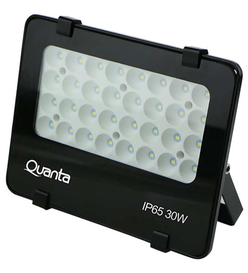 Reflector LED Quanta QTRL30 30W/2400 Lm/Bivolt - Negro