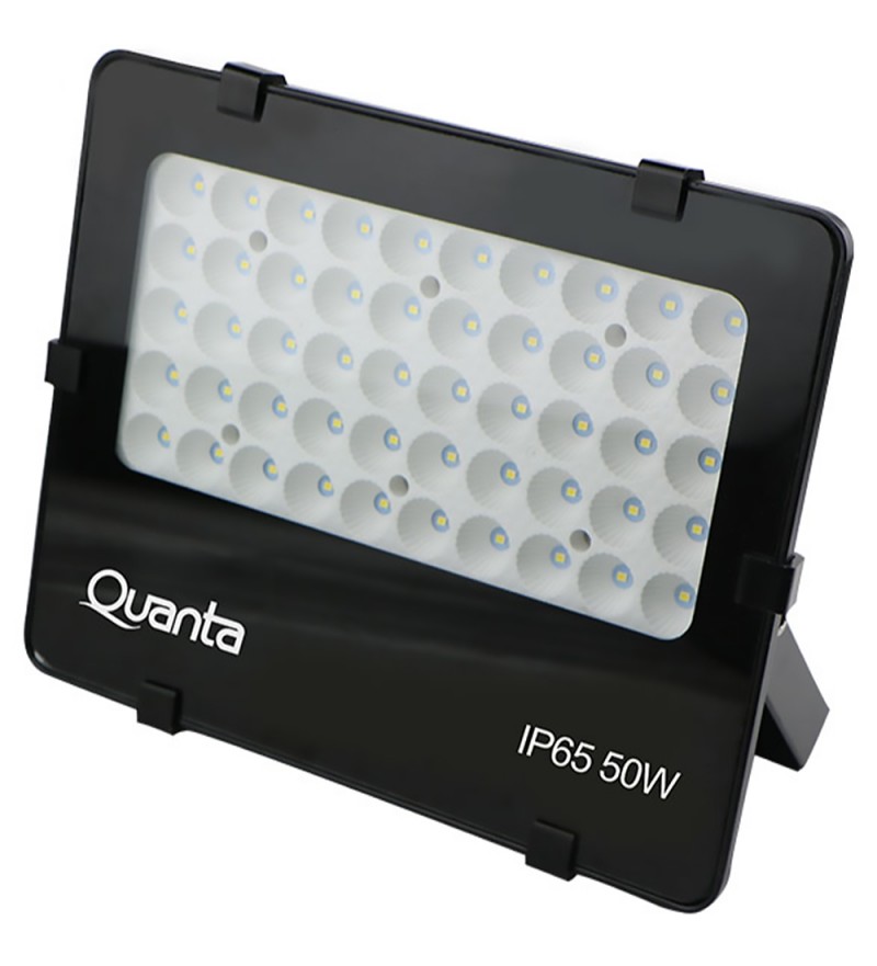 Reflector LED Quanta QTRL50 50W/4000 Lm/Bivolt - Negro