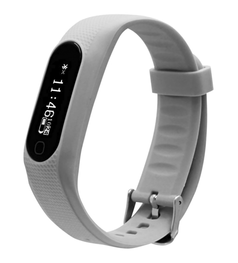 Smartwatch Quanta QTPIS1 Series 1 con Pantalla 0.86" Bluetooth/IP67 - Plata