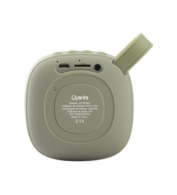 Speaker Quanta QTSPB45 Portátil BT 3W - Gris