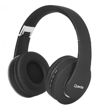 Auriculares Inalámbricos Quanta QTFOB85 con Bluetooth/Micrófono - Negro