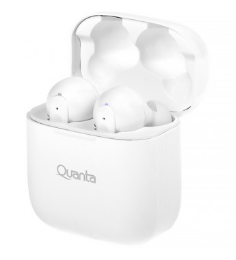 Auriculares Inalámbricos Quanta Tune Motion Buds PRO QTFOB95 Bluetooth/Touch/ANC - Blanco
