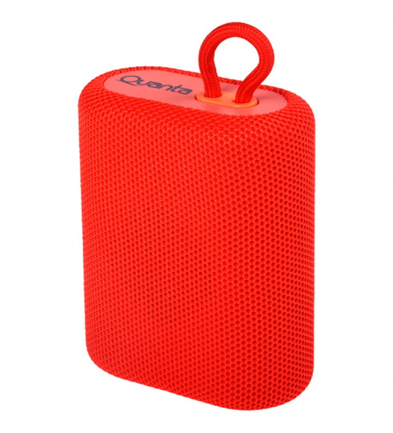 Speaker Quanta QTSPB64 Portátil Bluetooth/5W - Rojo
