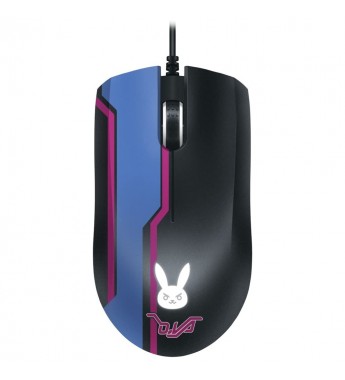 Mouse Gaming Óptico Razer Abyssus Elite Edición D.VA con 7200CPI/USB - Negro/Azul/Rosa