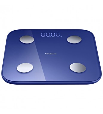 Balanza de Peso Corporal Realme Smart Scale RMH2011 con Bluetooth/Hasta 150kg - Azul