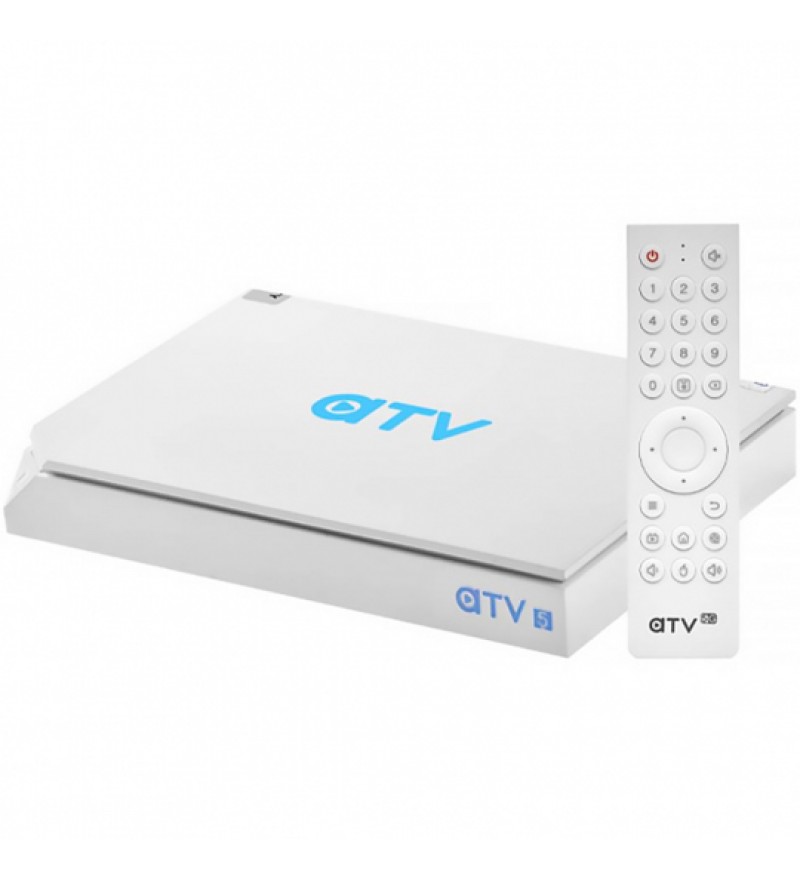Tv Box ATV A5 5G 8K UHD con 2/16GB Bluetooth/Wi-Fi/A9.0/Bivolt - Blanco