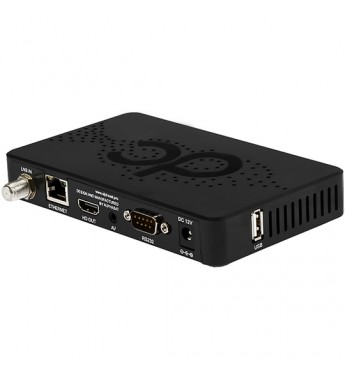 Receptor FTA Alphasat DC Plus FHD con Wi-Fi/HDMI/USB/Bivolt - Negro