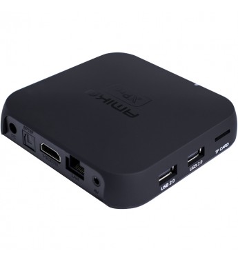 Tv Box AMIKO XPro 4K UHD con 2/16GB Wi-Fi/A10/Bivolt - Negro