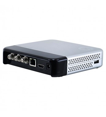 Receptor FTA Athomics T3 FHD Wi-Fi/HDMI/USB/Bivolt - Plata/Negro