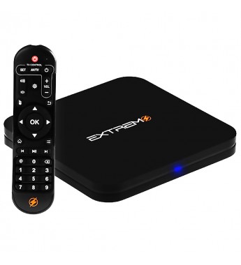 TV Box Azamerica Extremo 4K UHD con 2/8GB Wi-Fi/A9.1/Bivolt - Negro