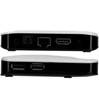 Tv Box BlackBox 4K UHD con 2/16GB Wi-Fi/A10/Bivolt - Blanco/Negro