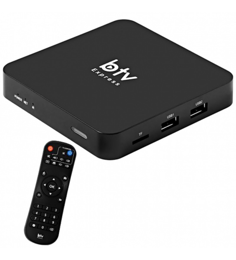 Tv Box BTV Express E9 FHD con 1/8GB Wi-Fi/Android/Bivolt - Negro
