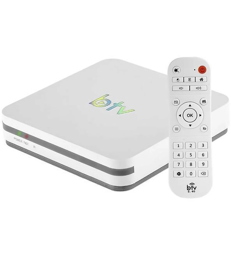 Tv Box BTV B11 4K UHD con 2/16GB Bluetooth/Wi-Fi/A9.0/Bivolt - Blanco