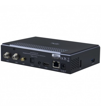 Receptor Duosat Next FX Lite 4K UHD con 1/16GB Wi-Fi/USB/HDMI/Bivolt - Negro