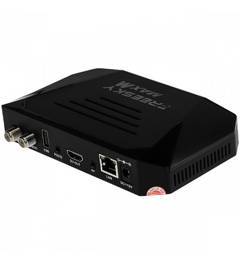 Receptor FTA Freesky MAX M FHD con Wi-Fi/USB/HDMI/Bivolt - Negro