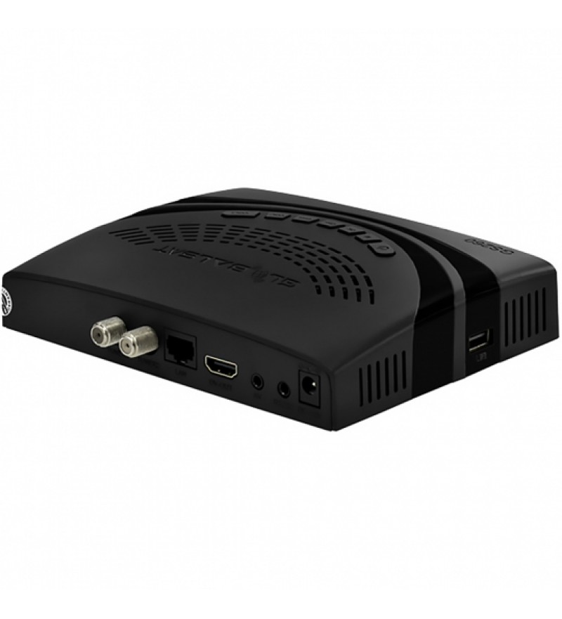 Receptor FTA GlobalSat GS-260 Full HD con Wi-Fi/IPTV/HDMI/Bivolt - Negro