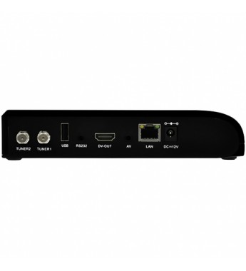 Receptor FTA GlobalSat GS-240 Pro FHD con Wi-Fi/HDMI/USB/Bivolt - Negro