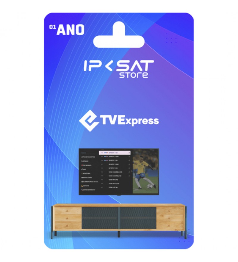 Gift Cards IPSAT TVExpress - 1 Año