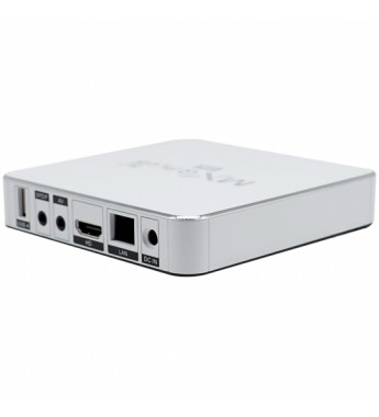 Tv Box MXQ Plus 4K UHD con 8/64GB Wi-Fi/A10.1/Bivolt - Blanco