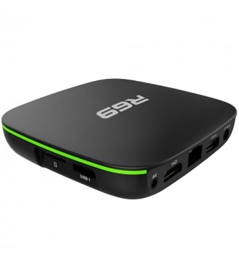 TV Box R69 UHD 8K con Wi-Fi/Android 9.0/4GB RAM/32GB/Bivolt - Negro/Verde