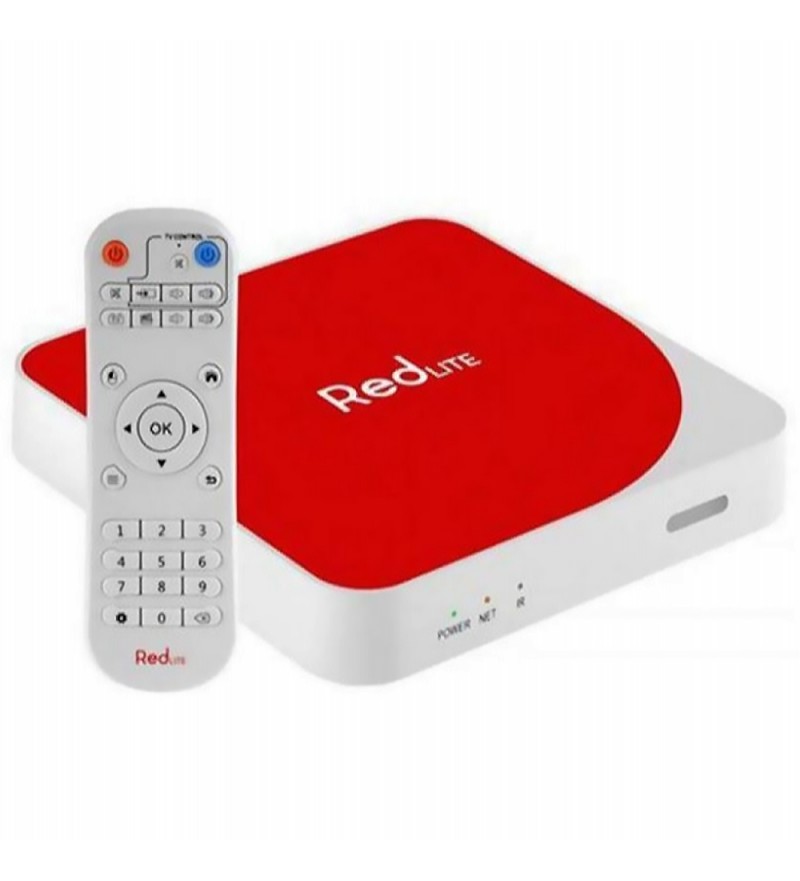TV Box RedPlay Red Lite FHD con 1/8GB Wi-Fi/A7.1/Bivolt - Rojo/Blanco