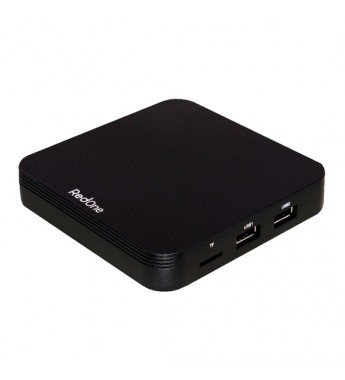 Receptor FTA RedPlay RedOne 4K con 2/8GB Wi-Fi/A10.0/Bivolt - Negro
