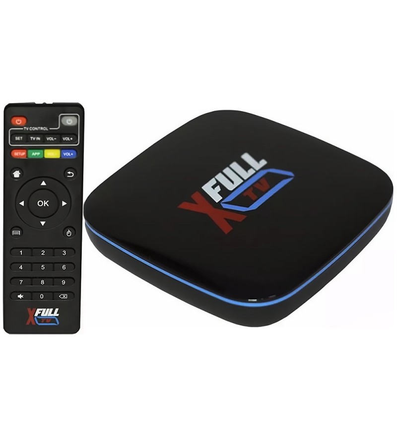 Tv Box XFull TV F1 4K UHD 8GB Bluetooth/Wi-Fi/Android 7.0/Bivolt - Negro