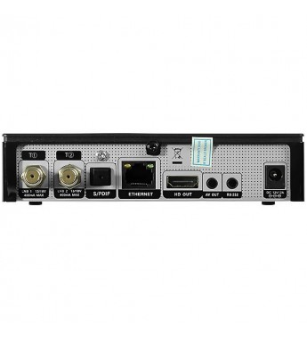Receptor FTA Audisat K10 Urus FHD Wi-Fi/HDMI/Bivolt - Negro/Marrón