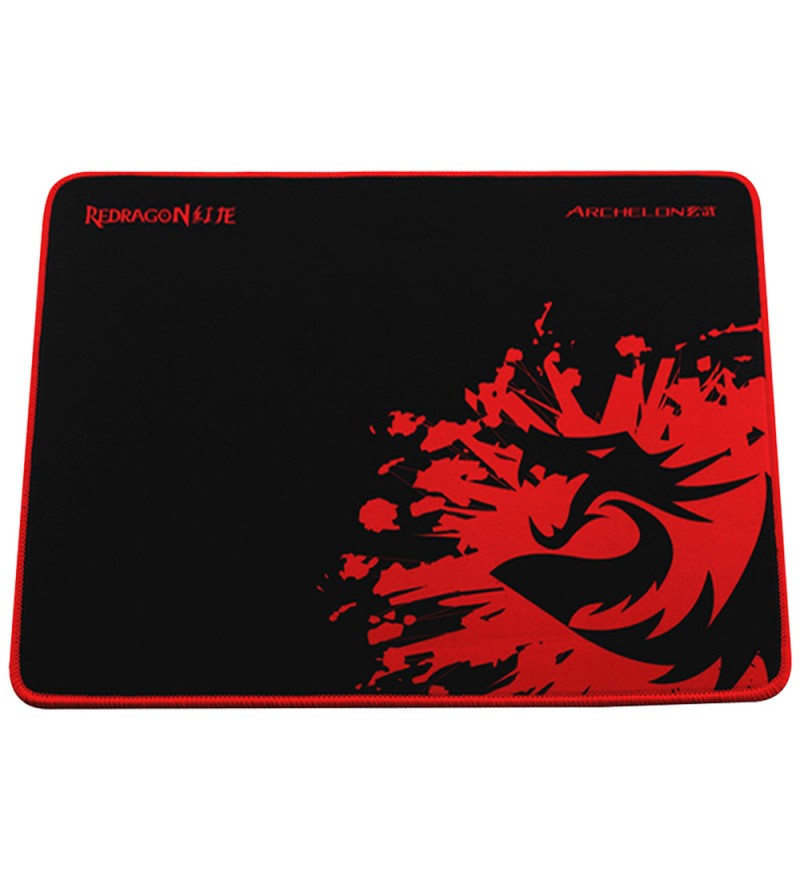 Mouse Pad Gaming Redragon Archelon P001 (Medium 330 x 260mm) - Negro/Rojo