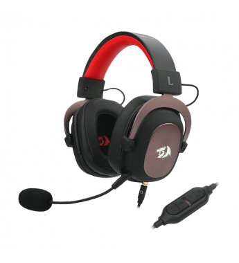 Headset Gaming Redragon ZEUS2 H510-1 Micrófono Desmontable/53mm - Negro