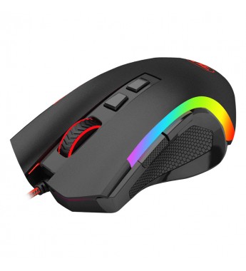 Mouse Gaming Redragon Griffin M607 con iluminación RGB Chroma / 7200DPI Ajustable/ 7 Botones - Negro