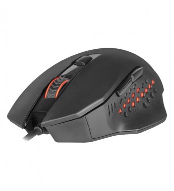 Mouse Gaming Redragon Gainer M610 con Retroiluminación/3200DPI Ajustable/ 6 Botones - Negro