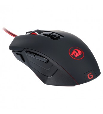 Mouse Gaming Redragon DAGGER 2 M715RGB-1 con iluminación RGB Chroma/10000DPI Ajustable/ 8 Botones - Negro