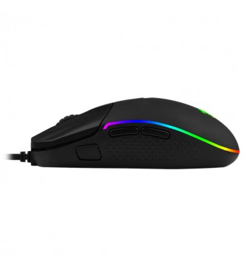 Mouse Gaming Redragon INVADER M719-RGB con iluminación RGB/10000DPI Ajustable/8 Botones - Negro