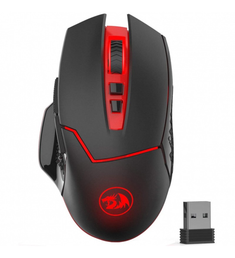 Mouse Gaming Redragon Mirage M690-RGB 4800DPI Ajustable/7 Botones - Negro