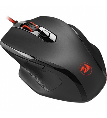 Mouse Gaming Redragon Tiger2 M709-1 3200DPI Ajustable/6 Botones - Negro