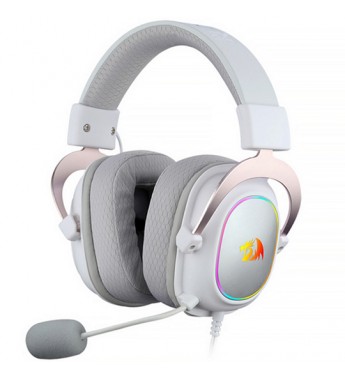 Headset Gaming Redragon ZEUS-X H510w-RGB - Blanco