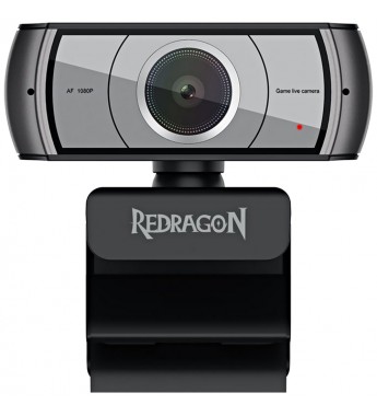 Webcam Redragon Apex GW900-1 con Resolución Full HD/Micrófono - Negro